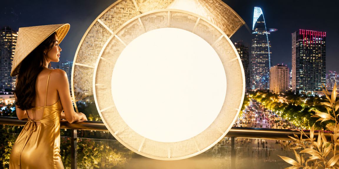 Người dùng TP.HCM tham gia vòng quay may mắn tại 3579 với nón lá
